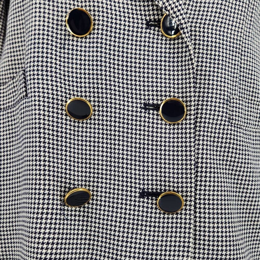 Vintage Sasson Preppy Double Breasted Tailored Blazer - Picture 7 of 8